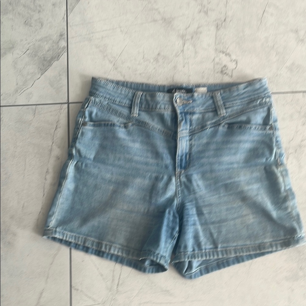 Light Blue Denim Women's Shorts
